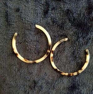 Acrylic Hoop Earrings